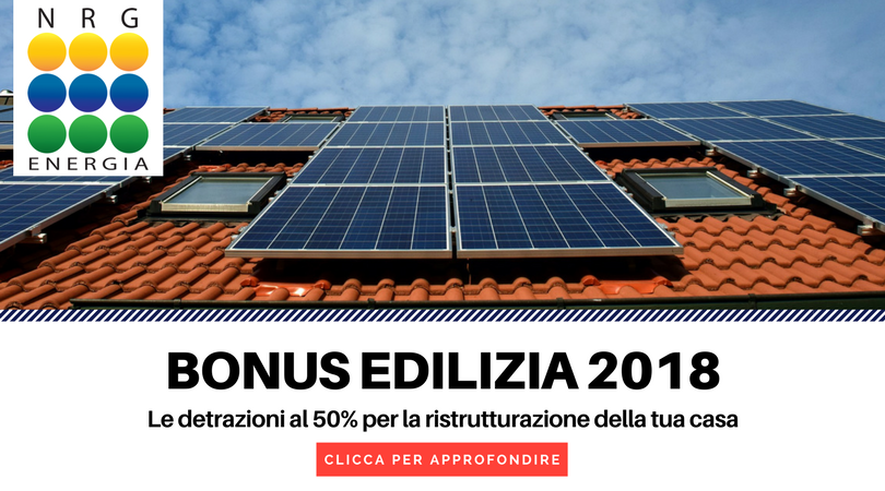 detrazioni fiscali 2018 - impianti fotovoltaici